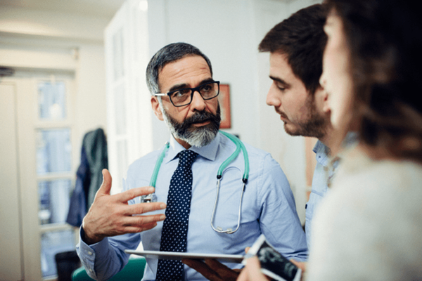 doctor and patient follow up